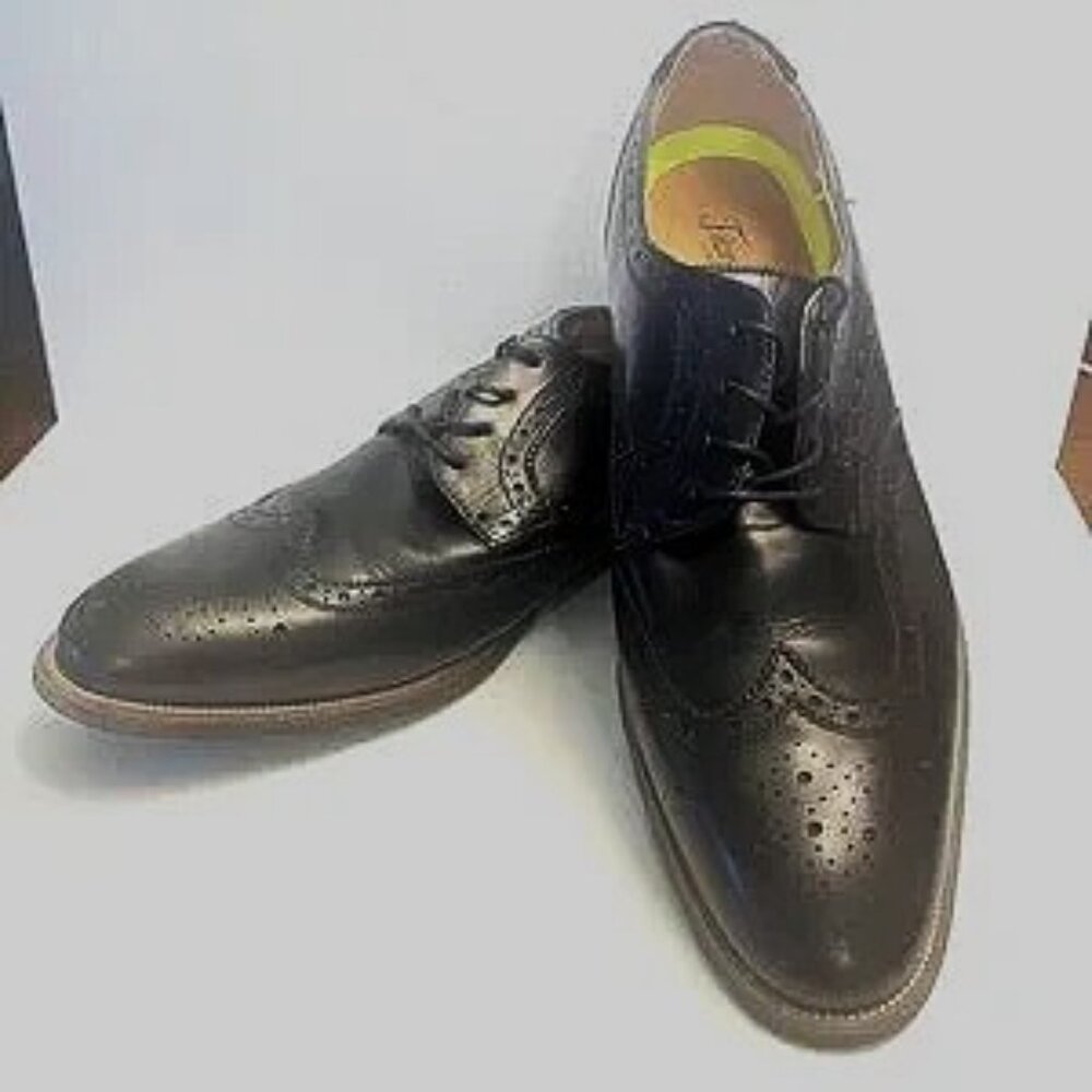 Florsheim Black Wingtip Men's Shoes Comfort Tech Size 13M EUC